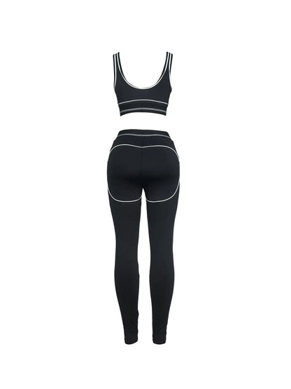 Ensemble Débardeur et Pantalon de Sport – Tenue Ajustée Activewear