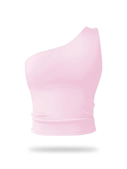 Brassière de Sport Asymétrique – Ultra Extensible et Séchage Rapide pour Yoga