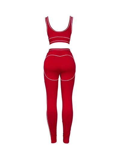 Ensemble Débardeur et Pantalon de Sport – Tenue Ajustée Activewear