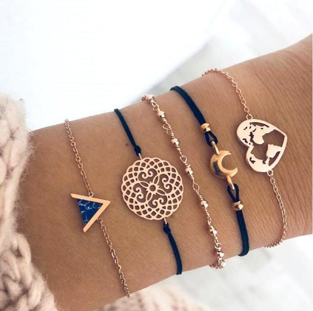 Lot de 5 Bracelets Premium Uniques
